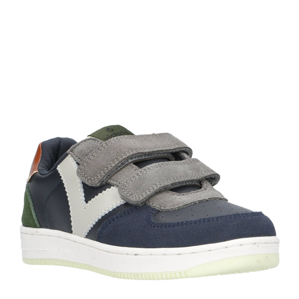 Victoria suède sneakers donkerblauw