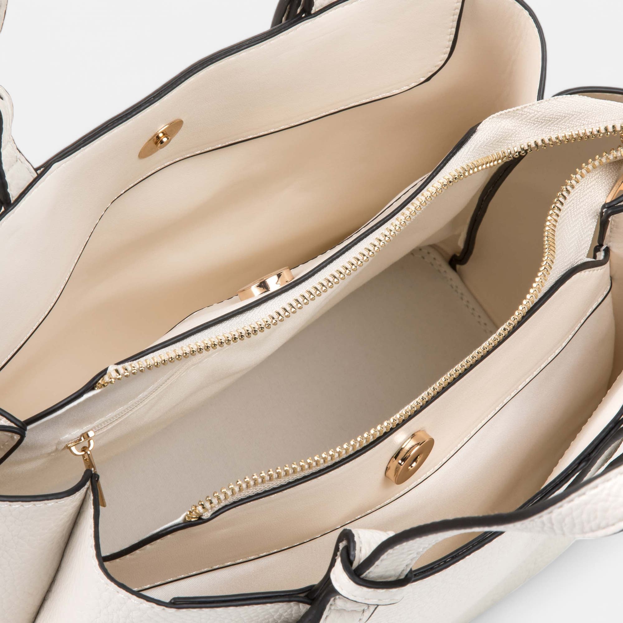 Sac à main beige