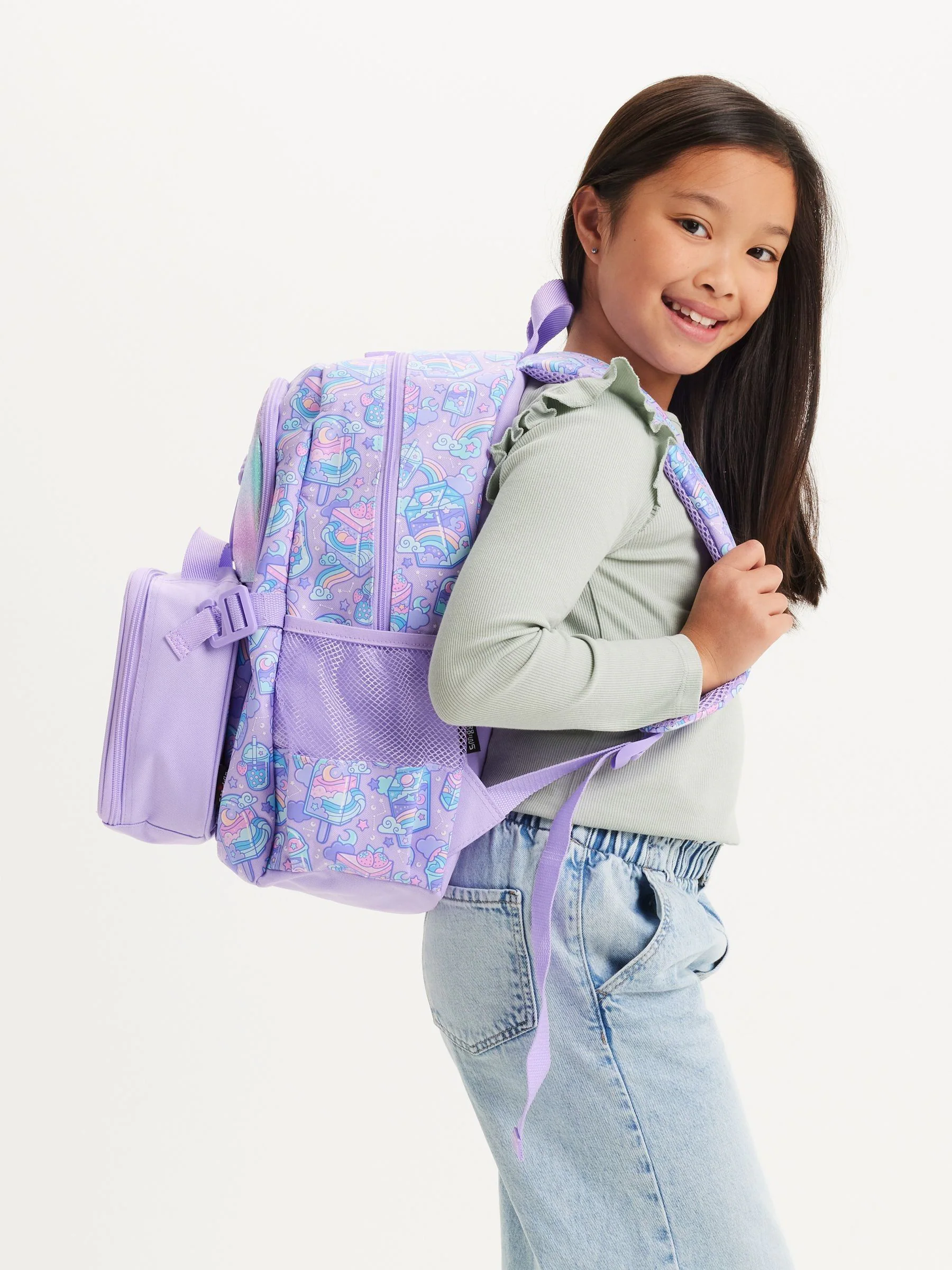 Paars - Smiggle Trailblazer Classic Attach Backpack