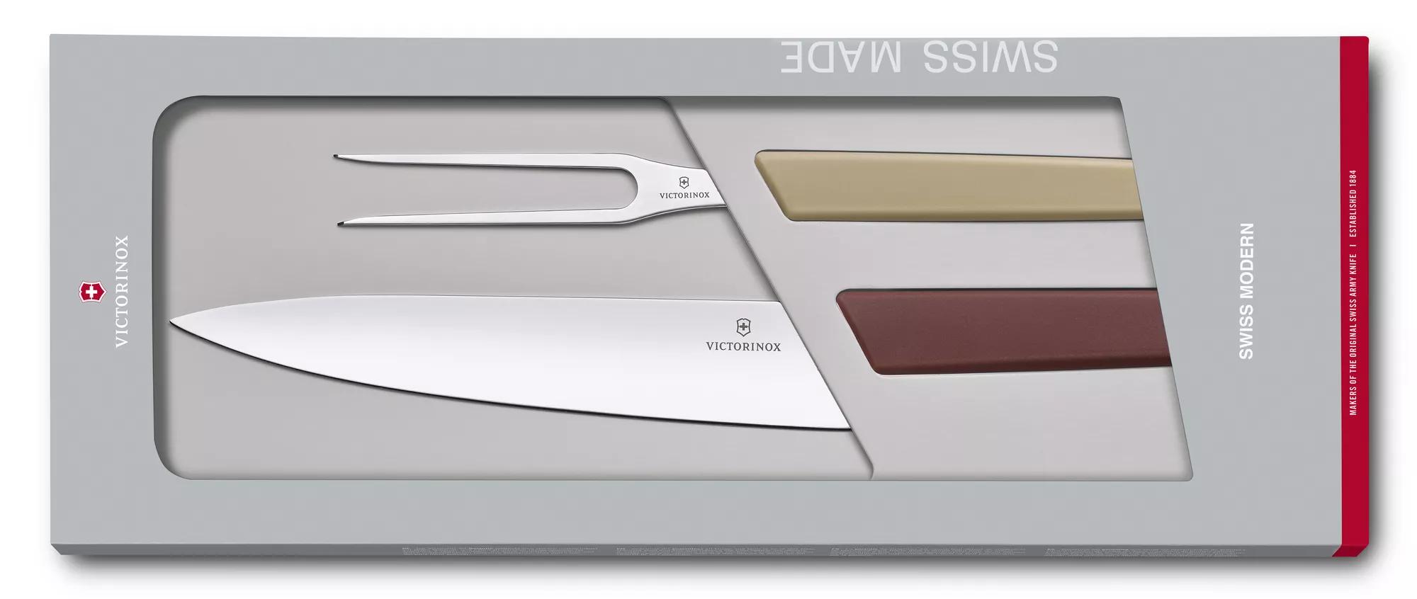 Swiss Modern Tranchier-Set, 2-teilig-Mehrfarbig