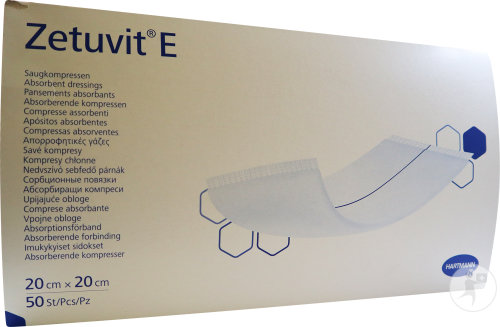 Hartmann Zetuvit E 20x20cm 50 Pièces