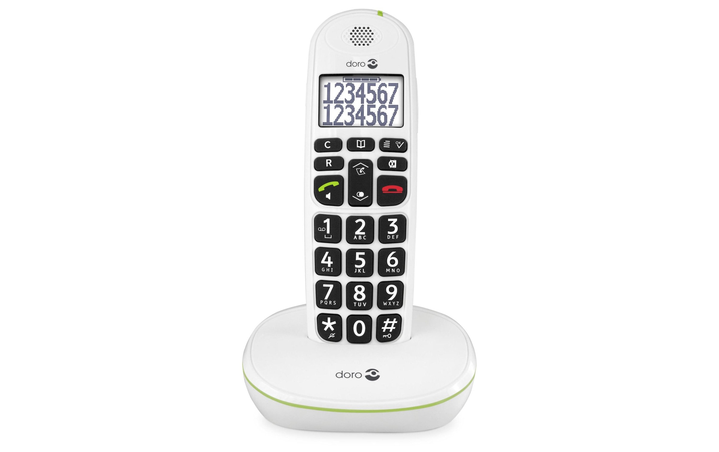 Doro Schnurloses DECT-Telefon »Doro PhoneEasy110 Duo weiss« ( )