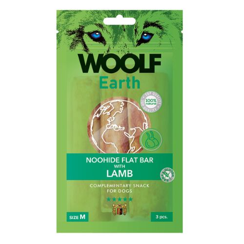 Barra plana Woolf Earth Noohide M com Lamb
