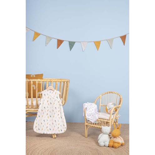 Gigoteuse 70 cm Girafes mousseline bio Mix & Match - NOUKIE 'S