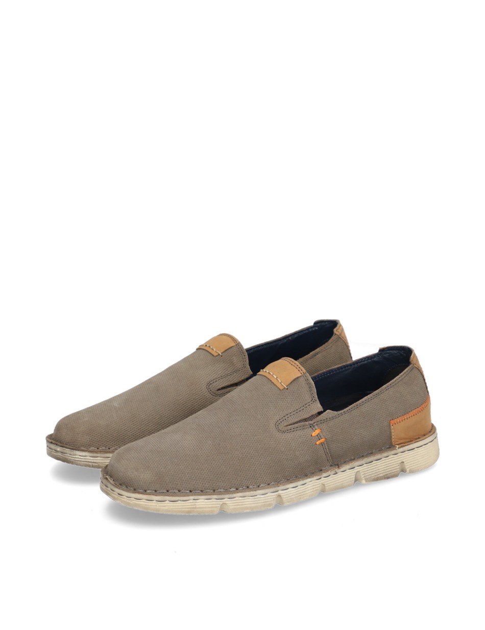 Veloursleder Slipper klassisch