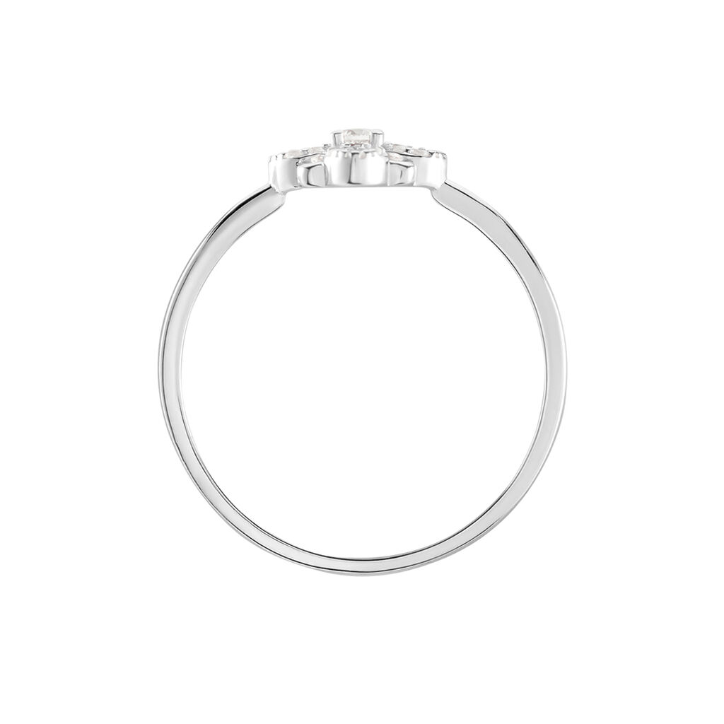 Bague Isia Argent Blanc Oxyde De Zirconium