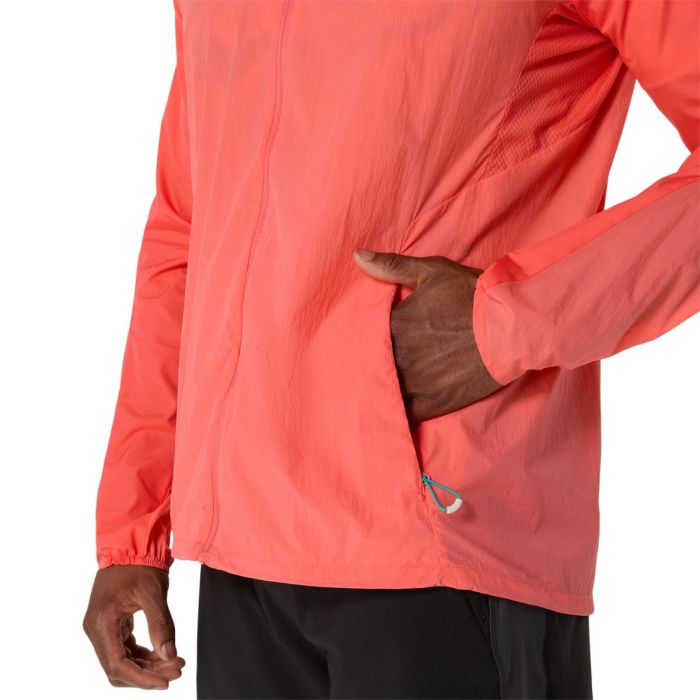 Asics Herre Jakker Road Packable Jacket Rød