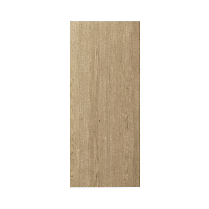 Côté de remplacement pour 1/2 colonne électroménager GoodHome Chia décor chêne clair H. 135.1 cm x l. 57 cm x Ep. 18 mm