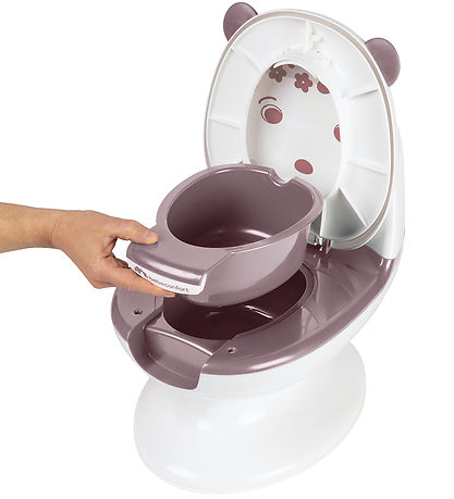 Bebeconfort Toilet - Mini - Hvid/Lavendel m. Bj?rn