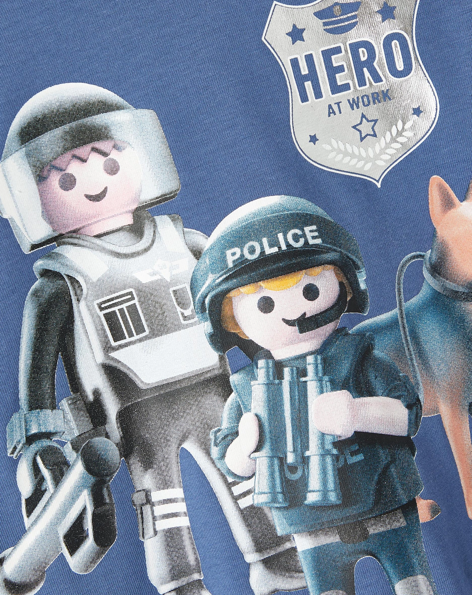 Jersey-Langarmshirt NMMDOHN PLAYMOBIL SKY in bijou blue