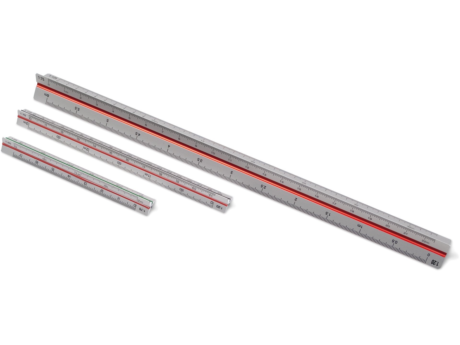 Dreikantmaßstab Aluminium