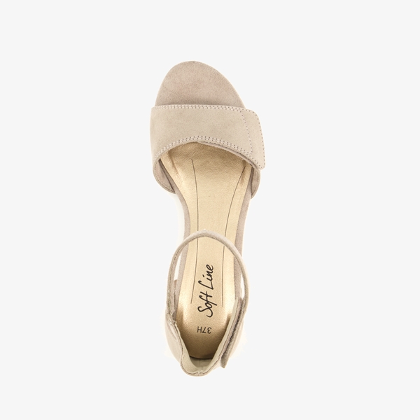 Softline dames sandalen met lage hak