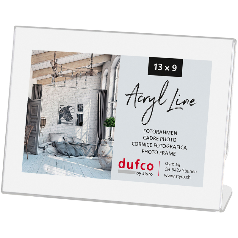 Dufco Bilderrahmen Acryl Line, quer, 13 x 9 cm