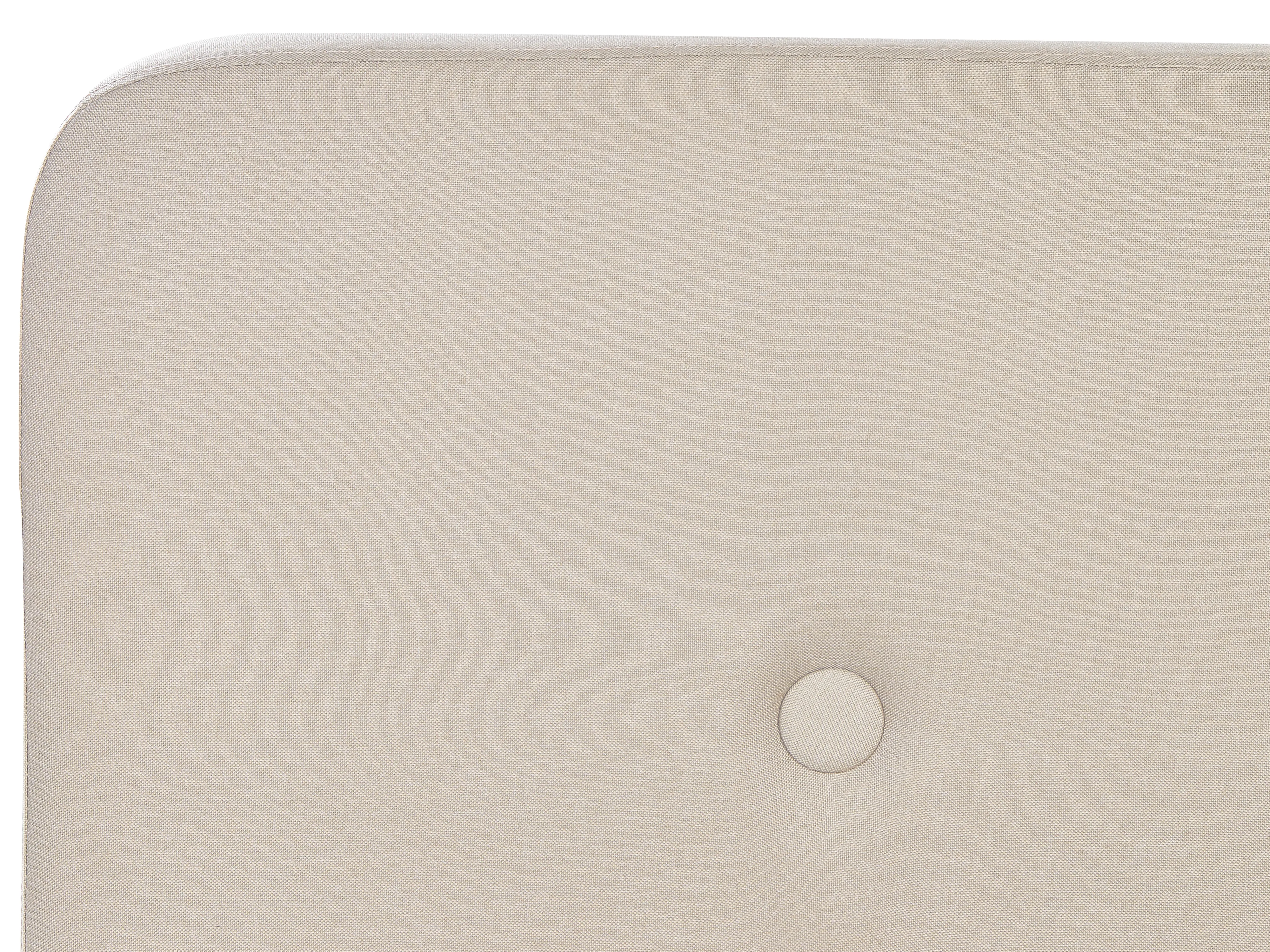 Bed met opbergruimte Stof RENNES 160 x 200 cm Beige