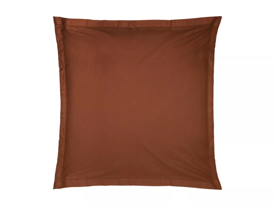 Taie d'oreiller en Coton Terracotta 63 x 63 cm