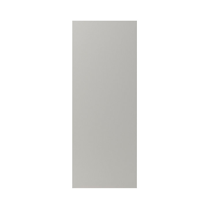 Porte de colonne de cuisine Stevia gris mat L. 50 cm x H. 130 cm GoodHome