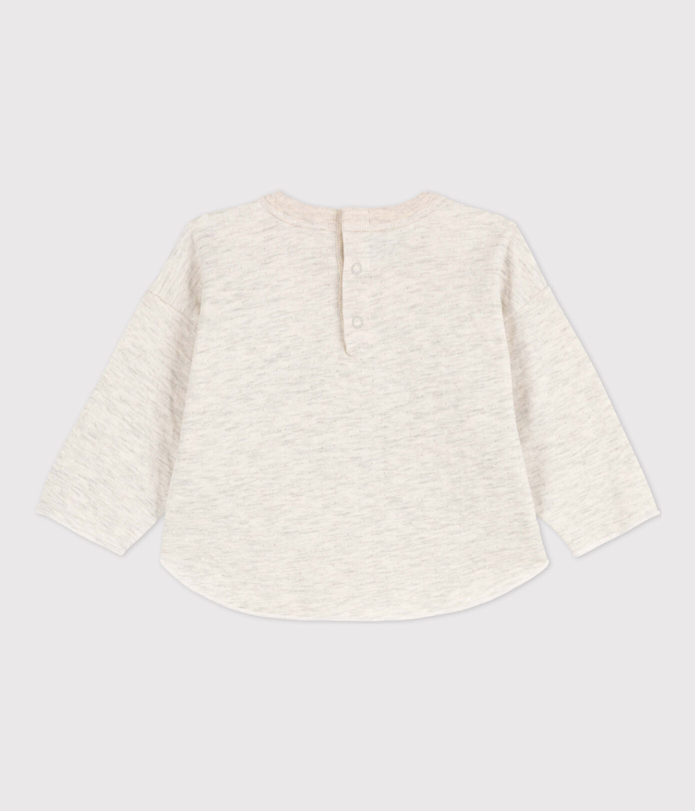 Tee-shirt manches longues bébé en tubique