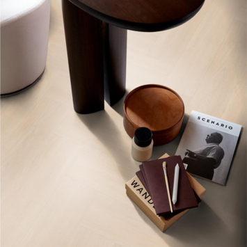 Click PVC Progetto Heringa visgraat beige eiken houtlook - rechte stroken