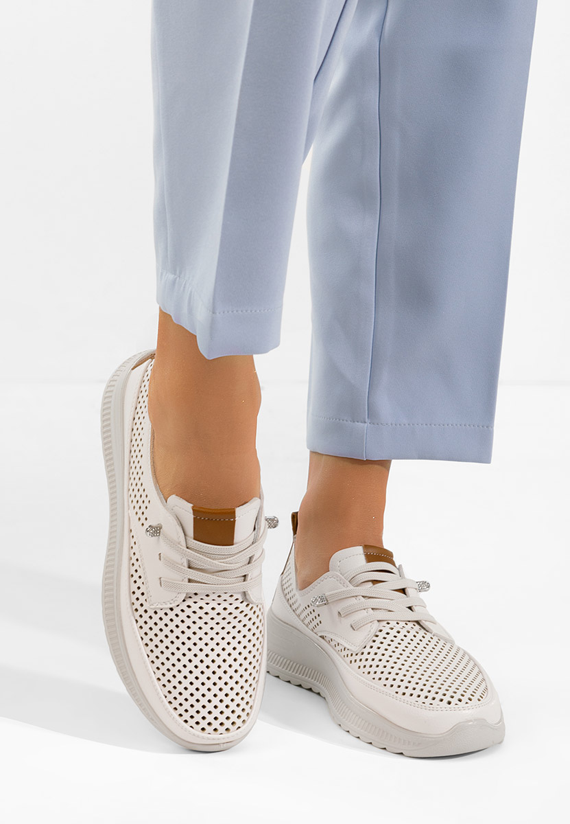Baskets pour femme blancs Nezelia