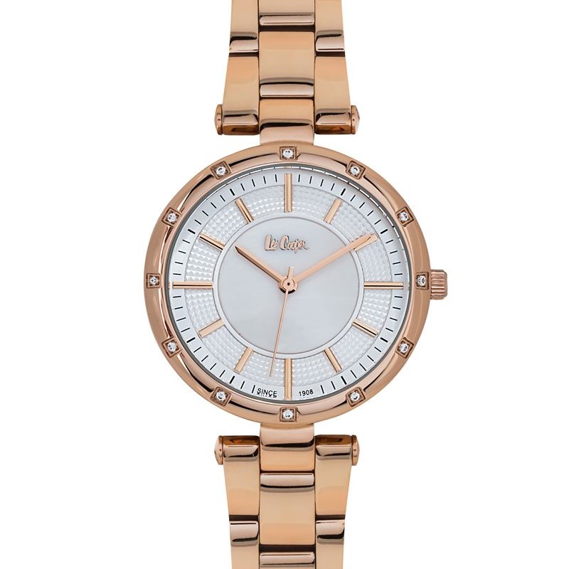 Montre Lee Cooper en Acier Femme Rose doré