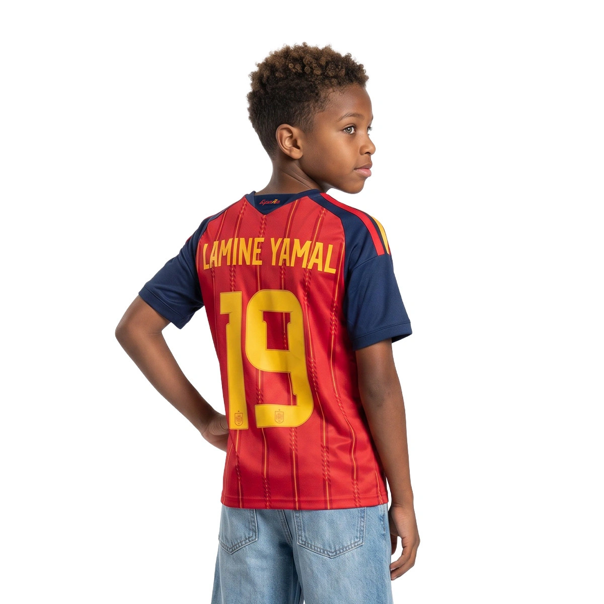 Camisola adidas Espanha Primeiro equipamento Mundial 2026 Criança Lamine
