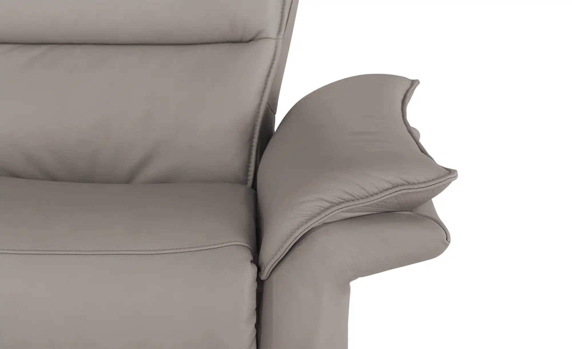 Hukla Trapezsofa aus Leder Corvina