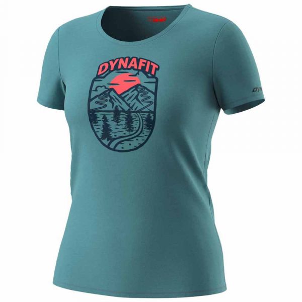 Dynafit Graphic Short Sleeve T-shirt Azul S Mulher