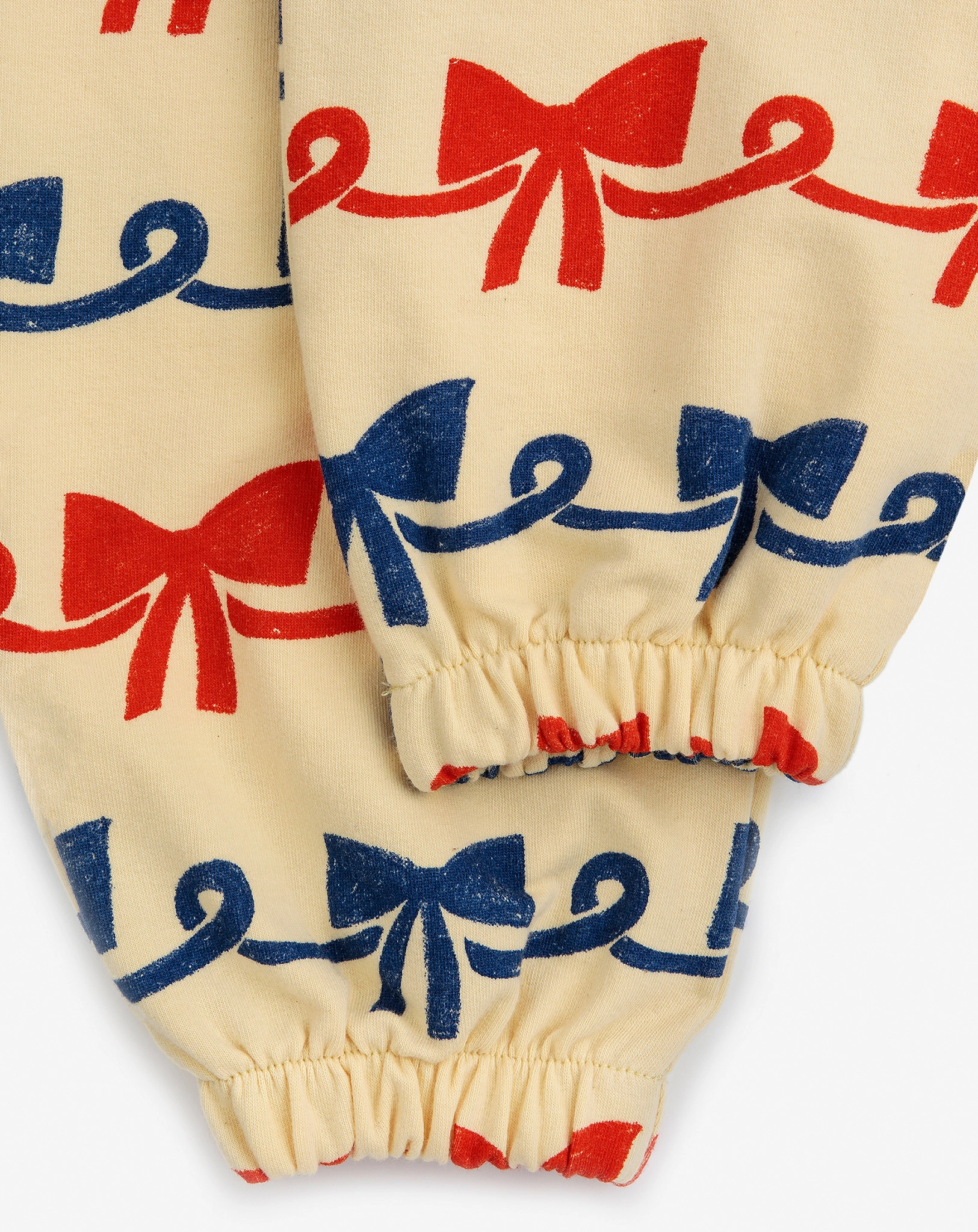 Jogginghose RIBBON BOW AOP in light yellow
