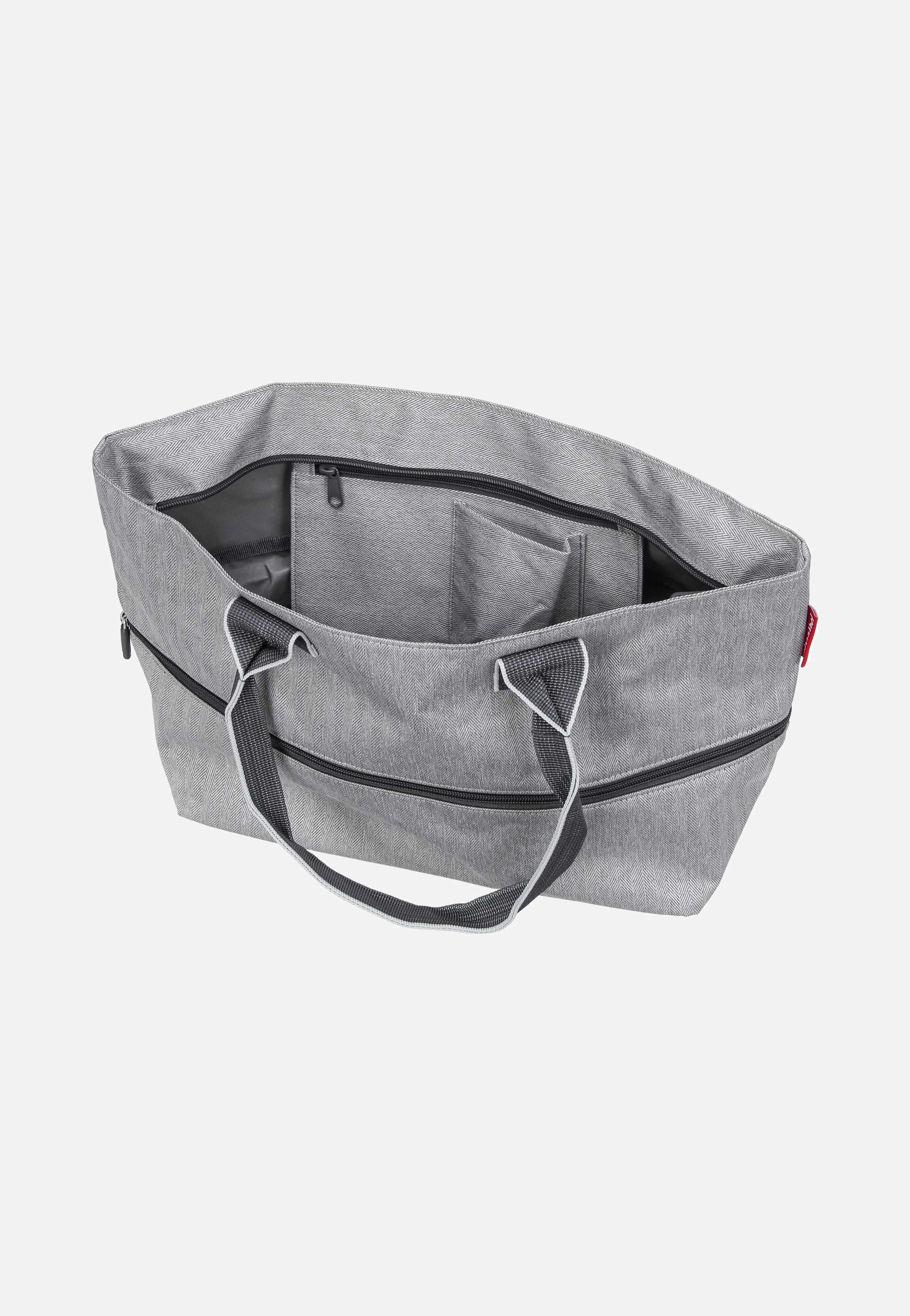 shopper e1 Herringbone Grey - Einkaufstasche