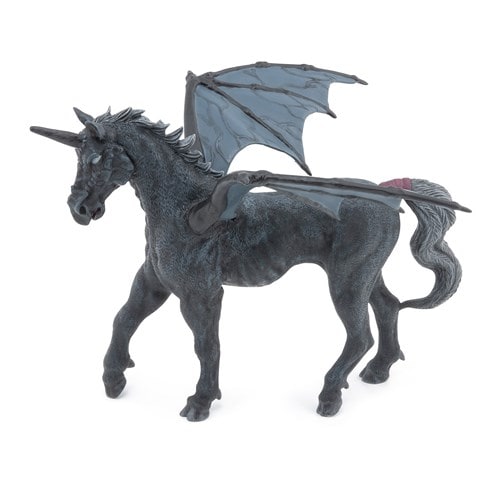 Figurine pégacorne noir