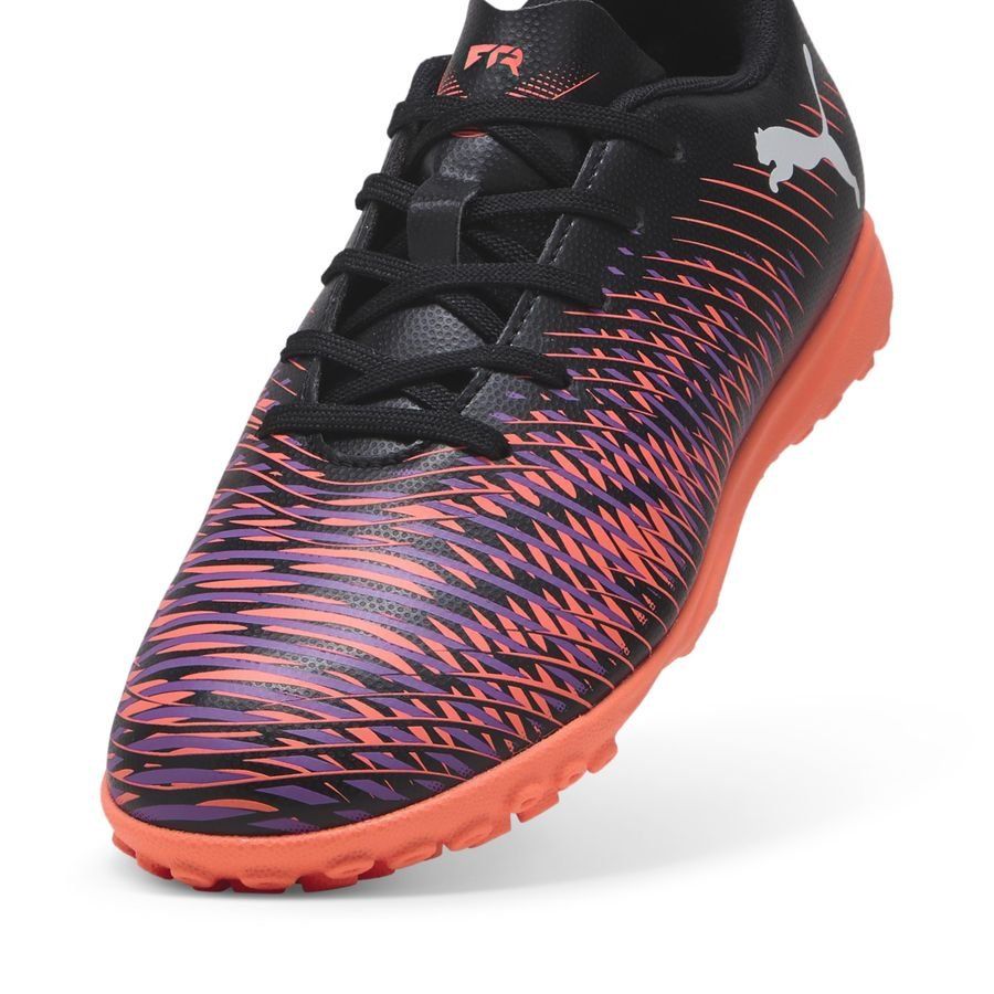 PUMA Future 8 Play TT Unlimited - Noir/Blanc/Glowing Red Enfant