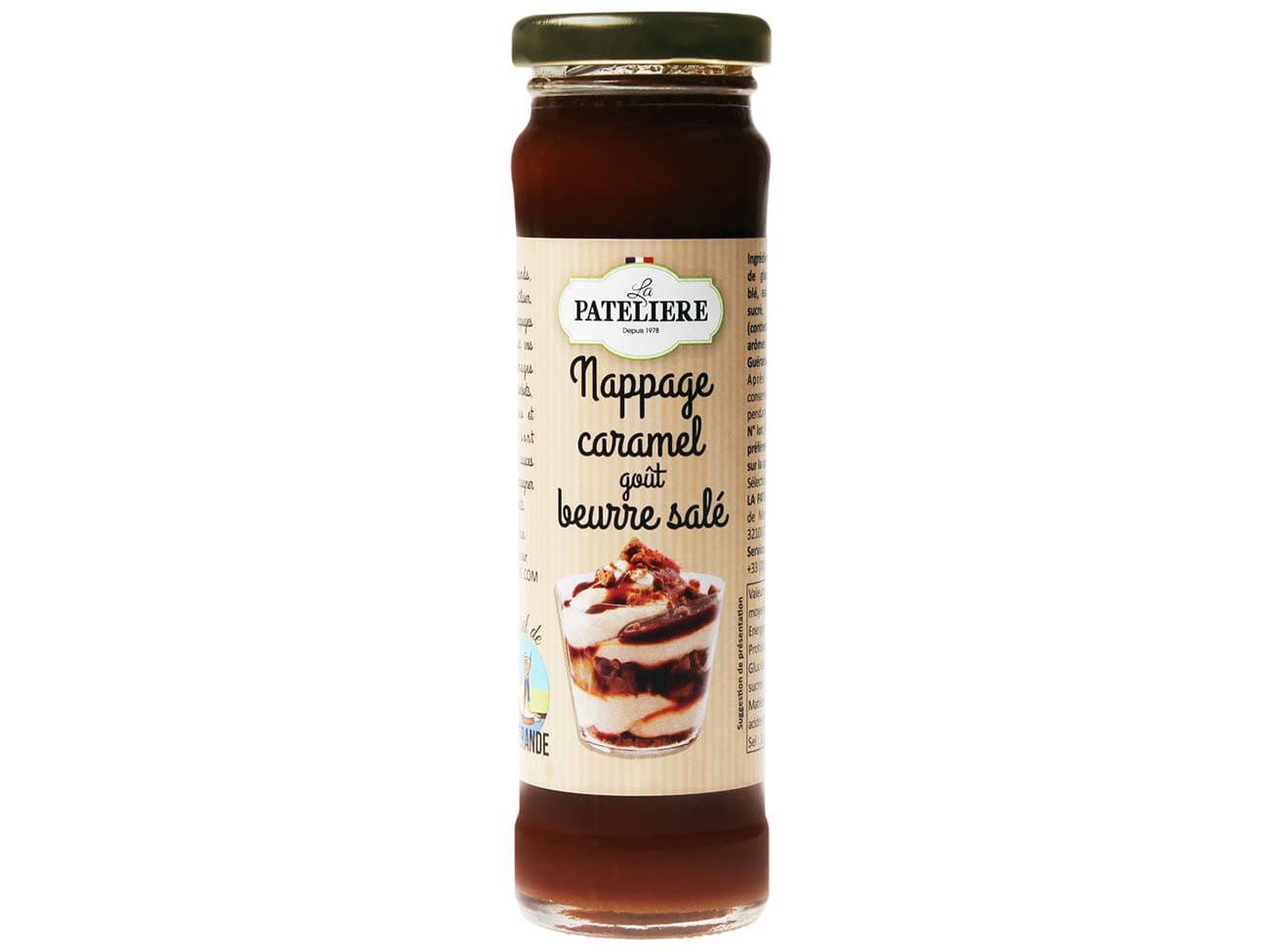 Nappage saveur caramel beurre salé - 200 g - La Patelière