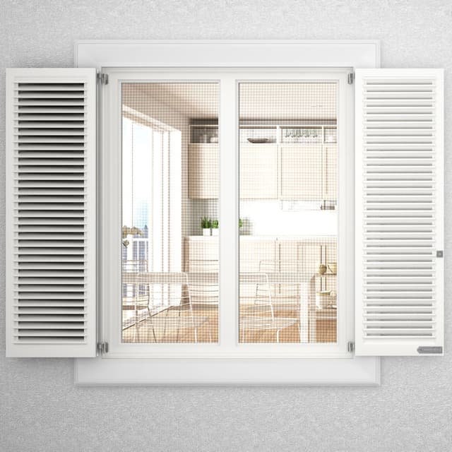 Fluenet Insektnet Vinduesdør Glasfiber 100 cm (hvid)