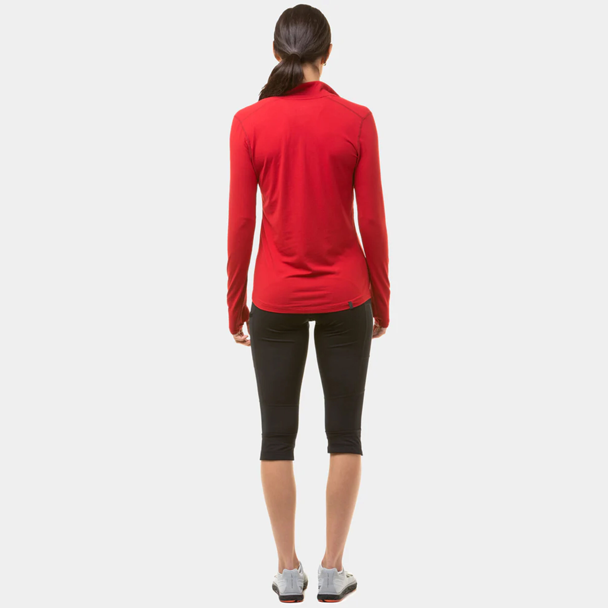 Ronhill Core Thermal 1/2 Zip Maillot De Course Femmes - Rouge