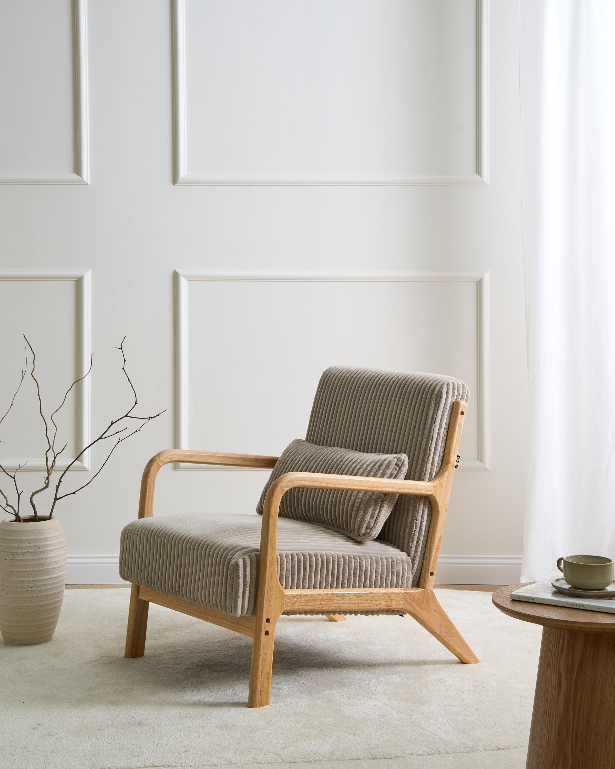 Fauteuil SORSELE Corduroy Beige