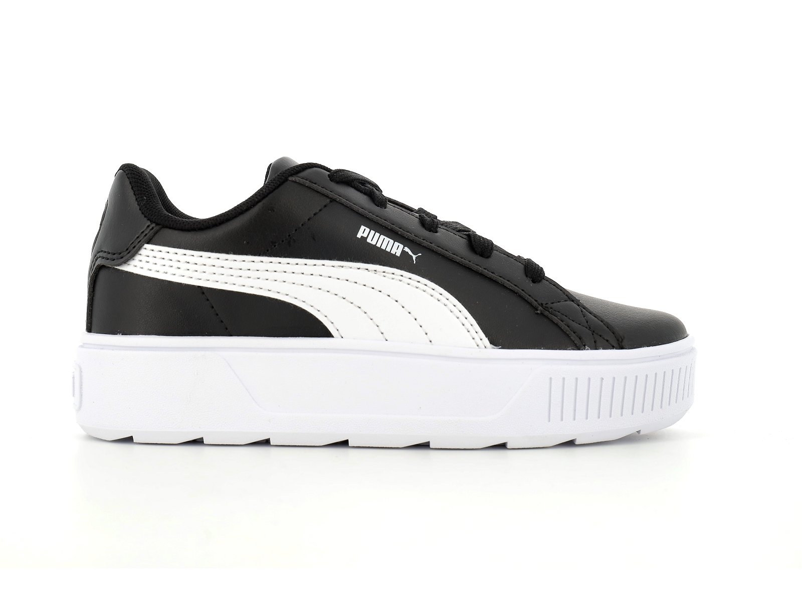 Puma-387375 Matières combinées Noir Blanc