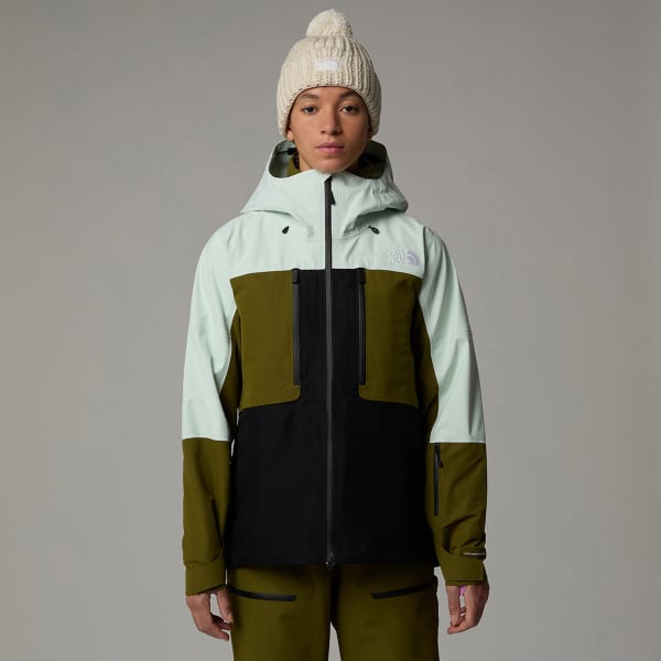 Veste de ski THE NORTH FACE W CEPTOR JKT PALE GREEN/FOREST OLIVE