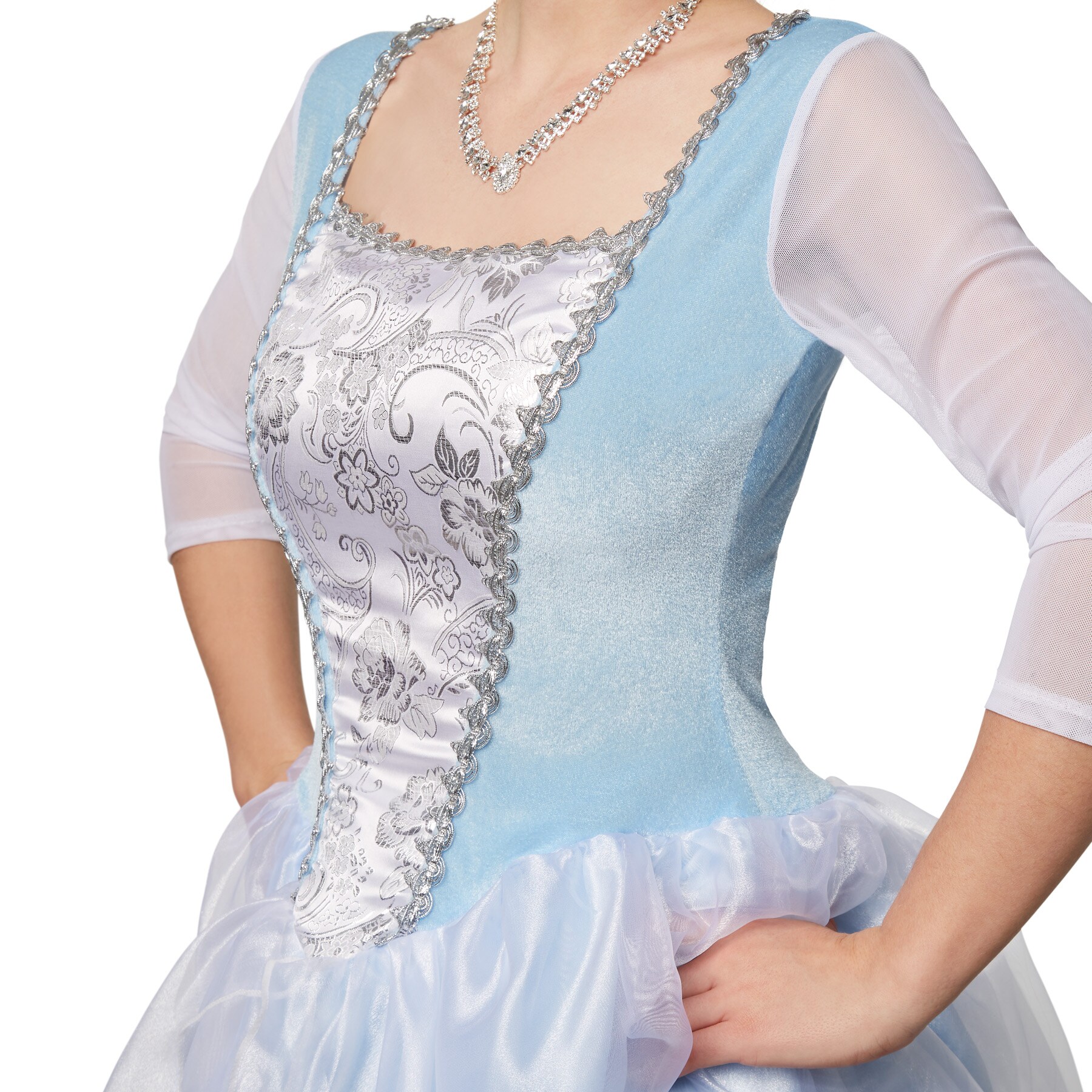 tectake® Frauenkostüm Edles Prinzessinnenkleid Cinderella