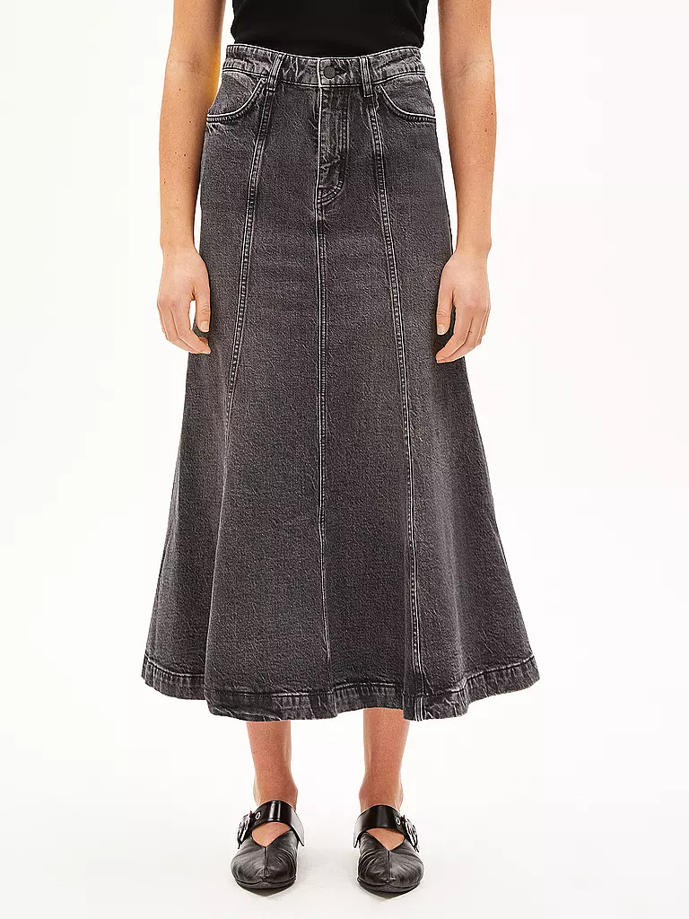 ARMEDANGELS Jeansrock ARIENAA schwarz