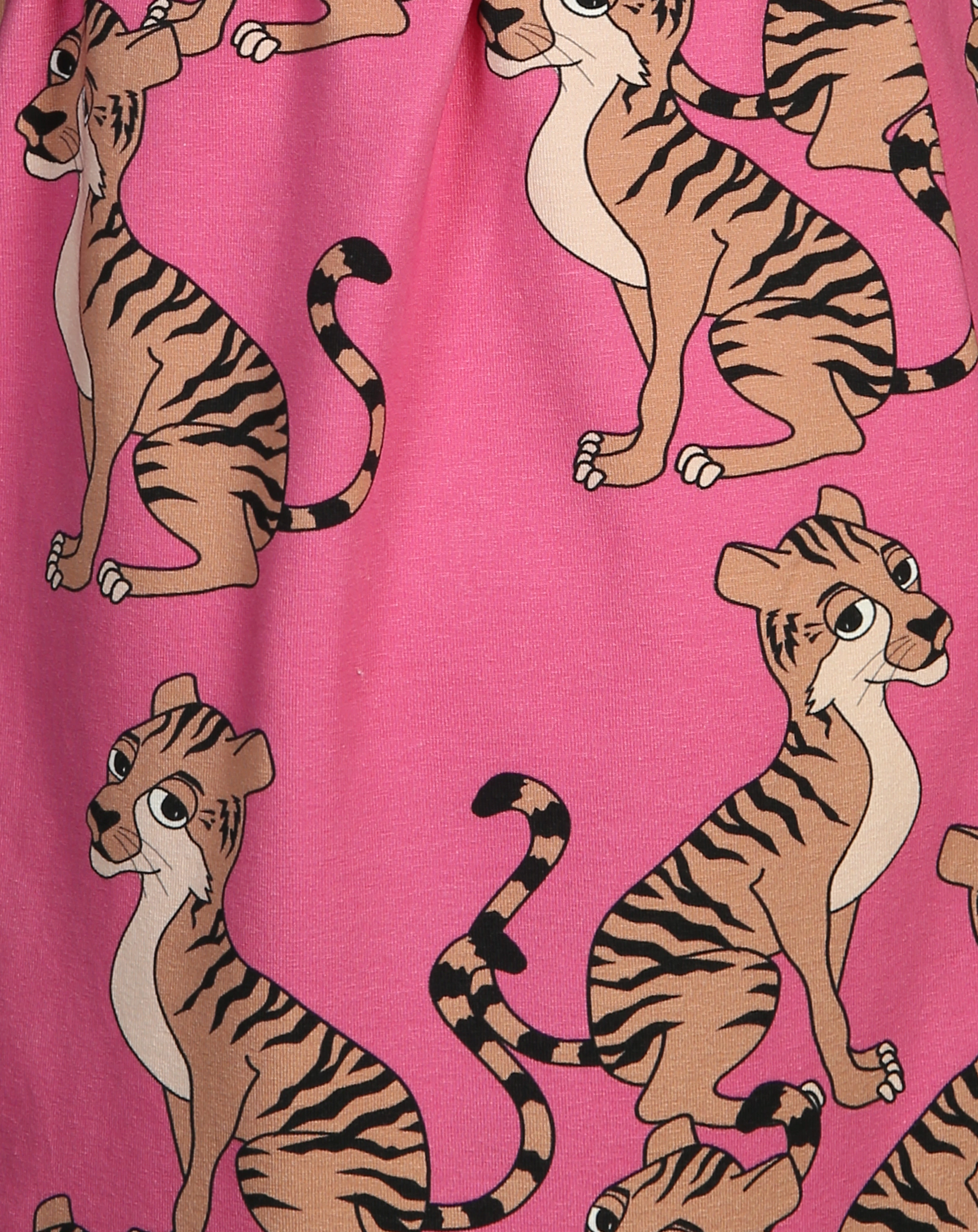 Kleid TIGER BOW TUNIC in pink