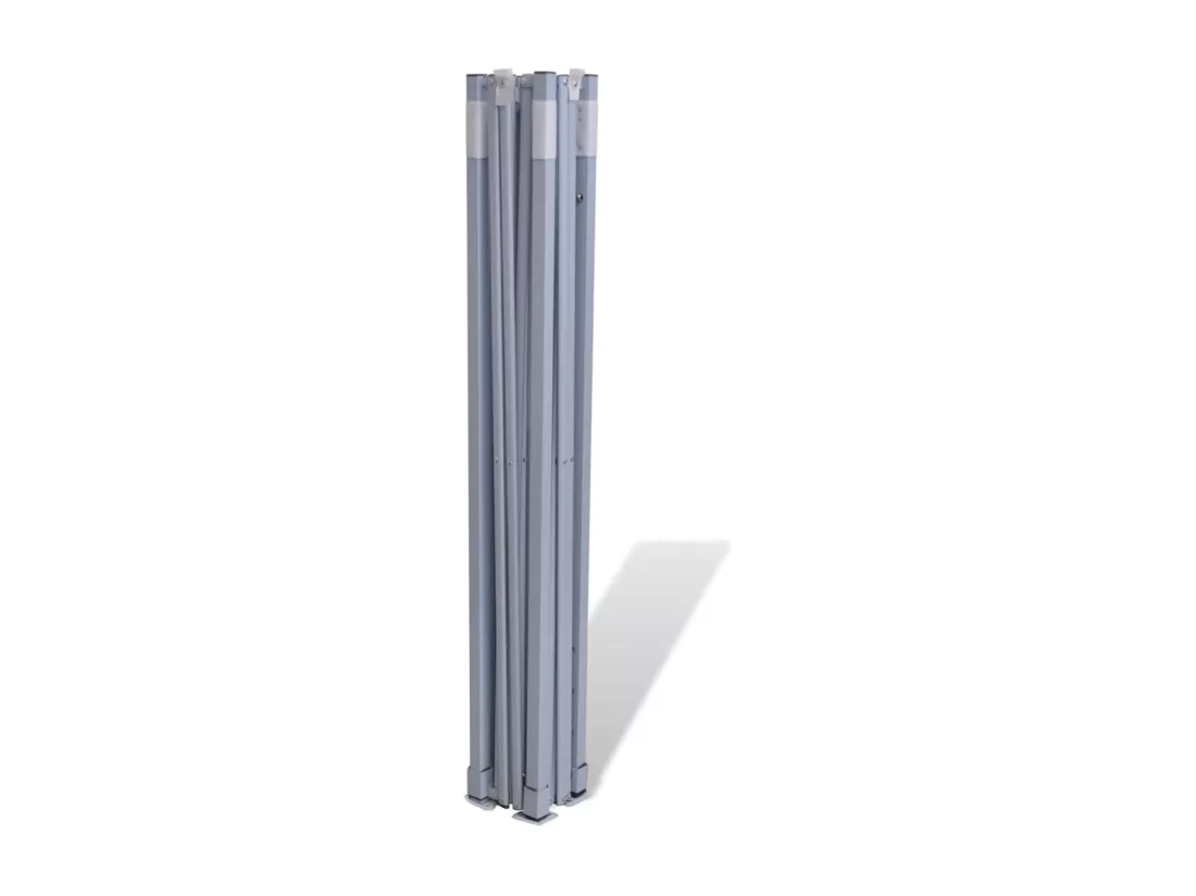 Tente pliable avec 4 parois Crème 3 x 3 m