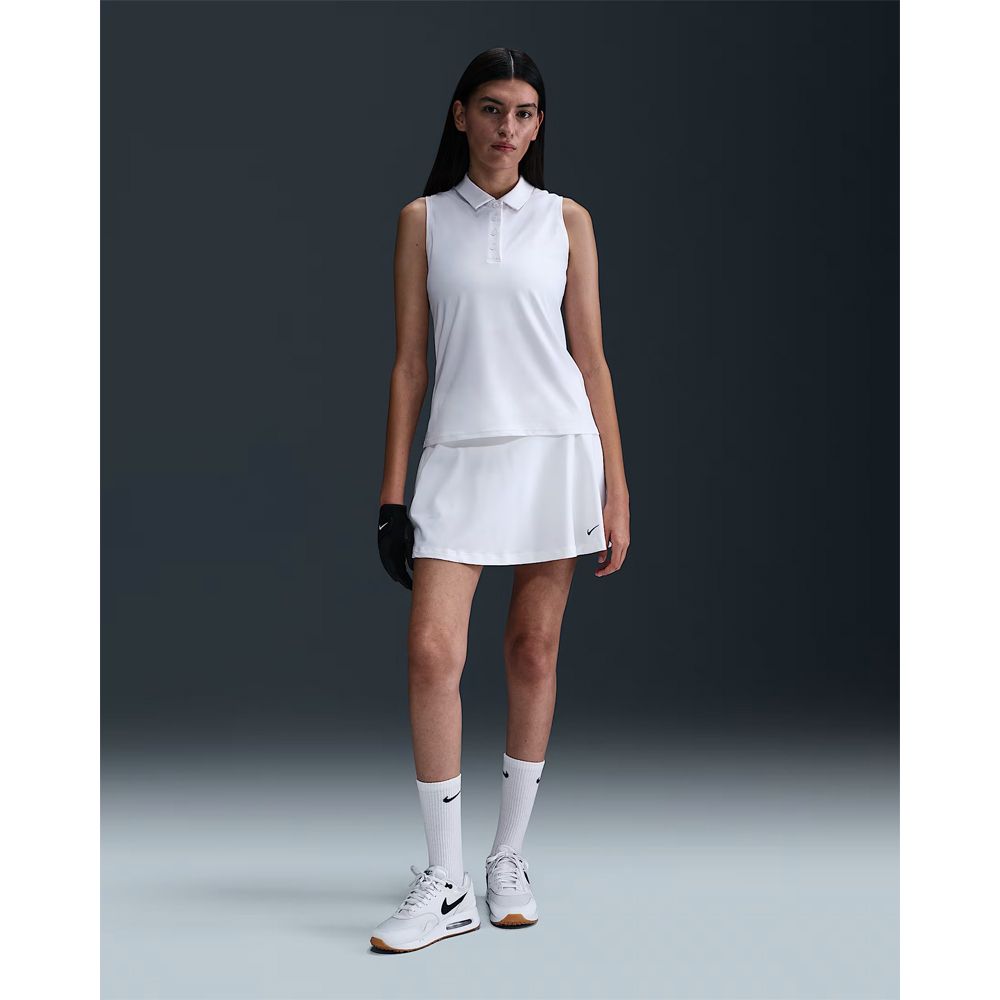 Dri-FIT Victory Sleeveless Pique Dame Hvit