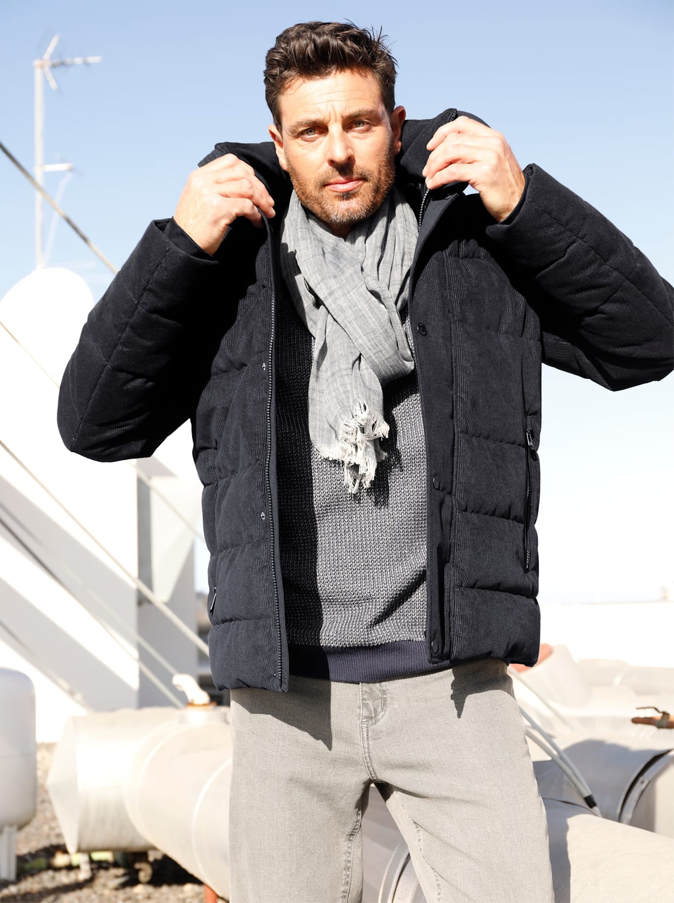 New Canadian Blouson mit Kapuze