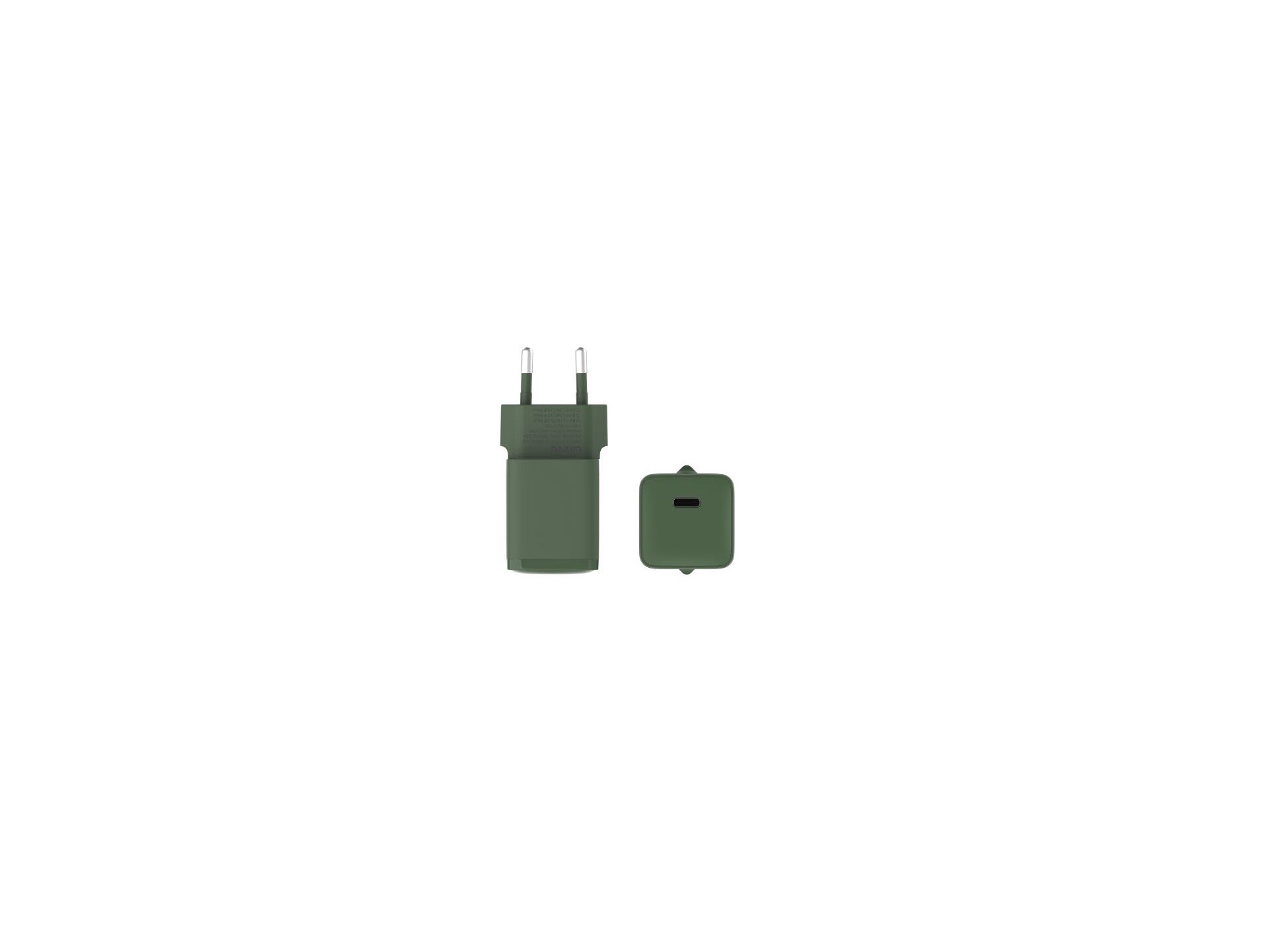 CARREGADOR QILIVE 600177279 USBC 30W VERDE