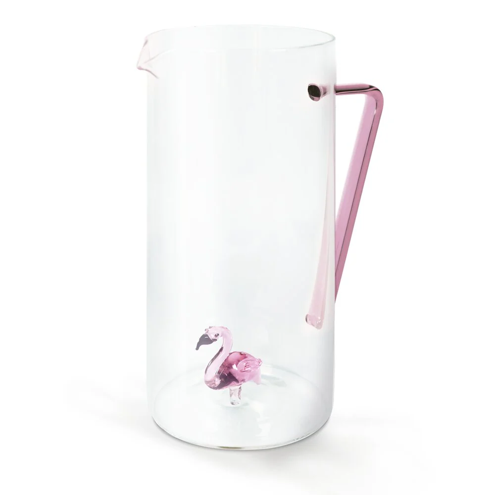 WD lifestyle  Borosilicate karaffel, Flamingo - 1.2 L.