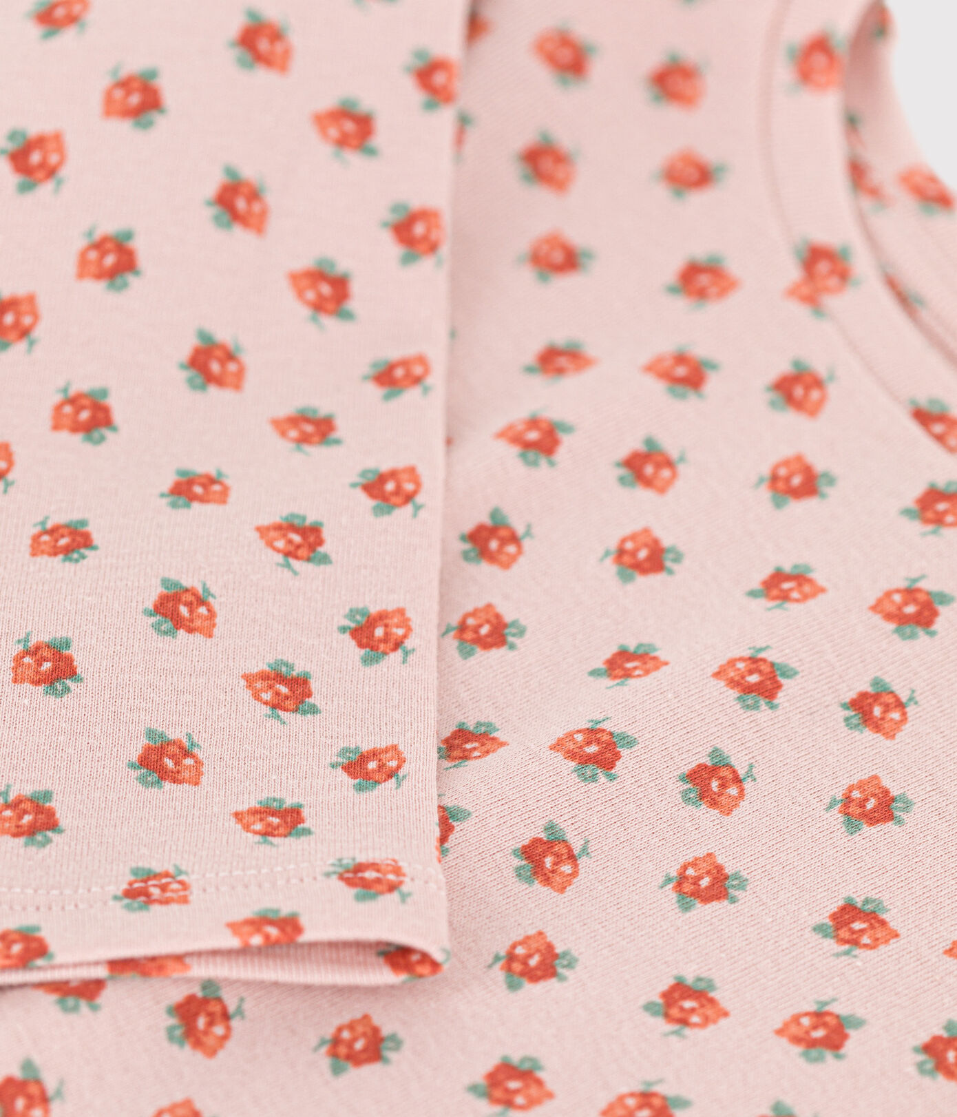 Tee-shirt manches longues en coton enfant fille