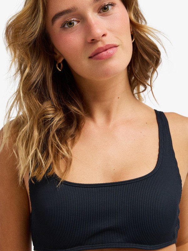 Roxy Love Underwire Bralette Haut de bikini à armatures Noir Femme