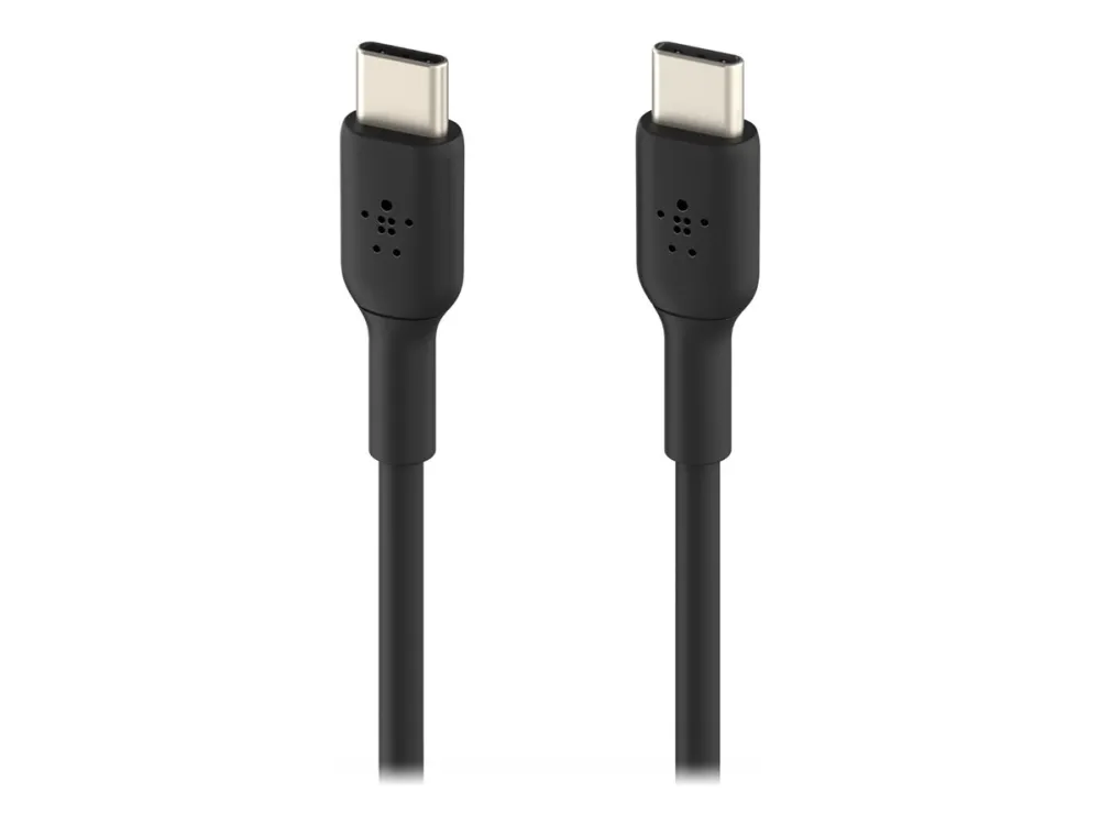 Belkin BoostCharge - USB-kabel - 24 pin USB-C (han) til 24 pin USB-C (han) - 2 m - sort