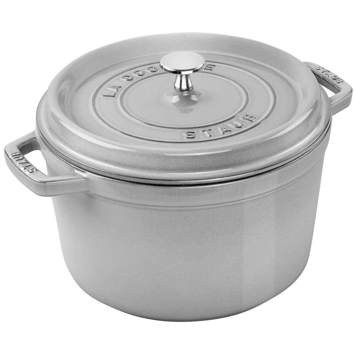 La Cocotte støpejernsgryte 4,8 liter, grå