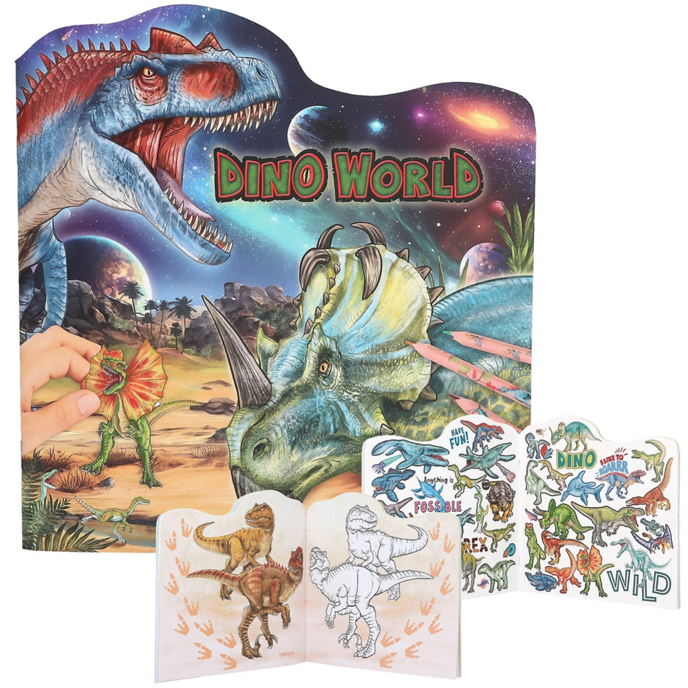 Køb Dino World Malebog